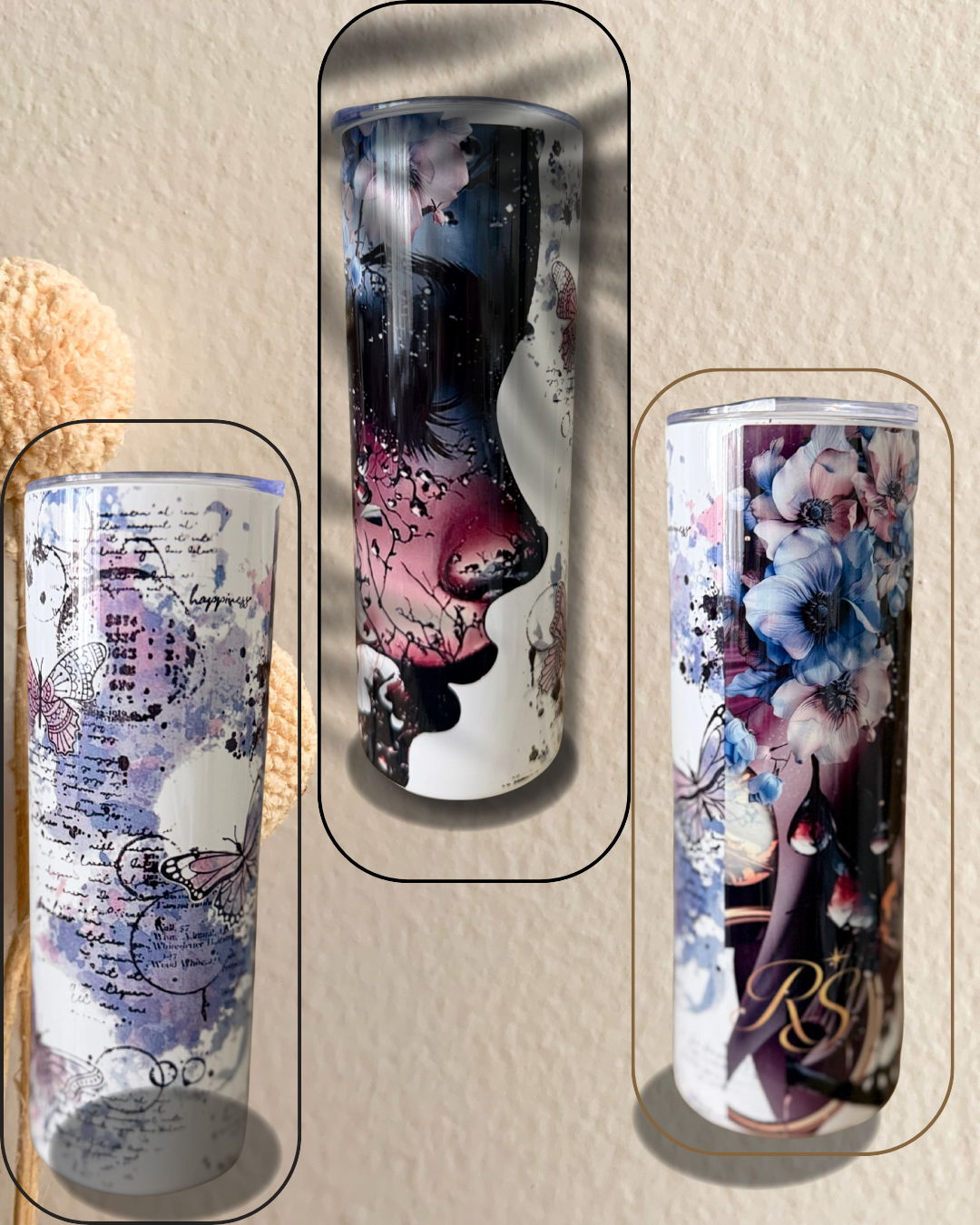 Tumbler « Floral Silhouette »