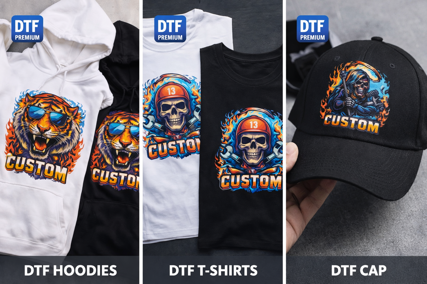 Vêtements personnalisés DTF Premium – RaySo Créations