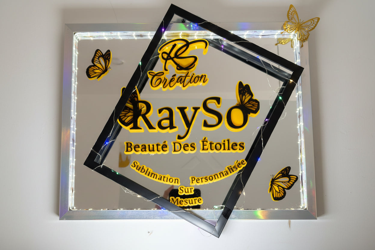 Enseigne LED personnalisée RaySo