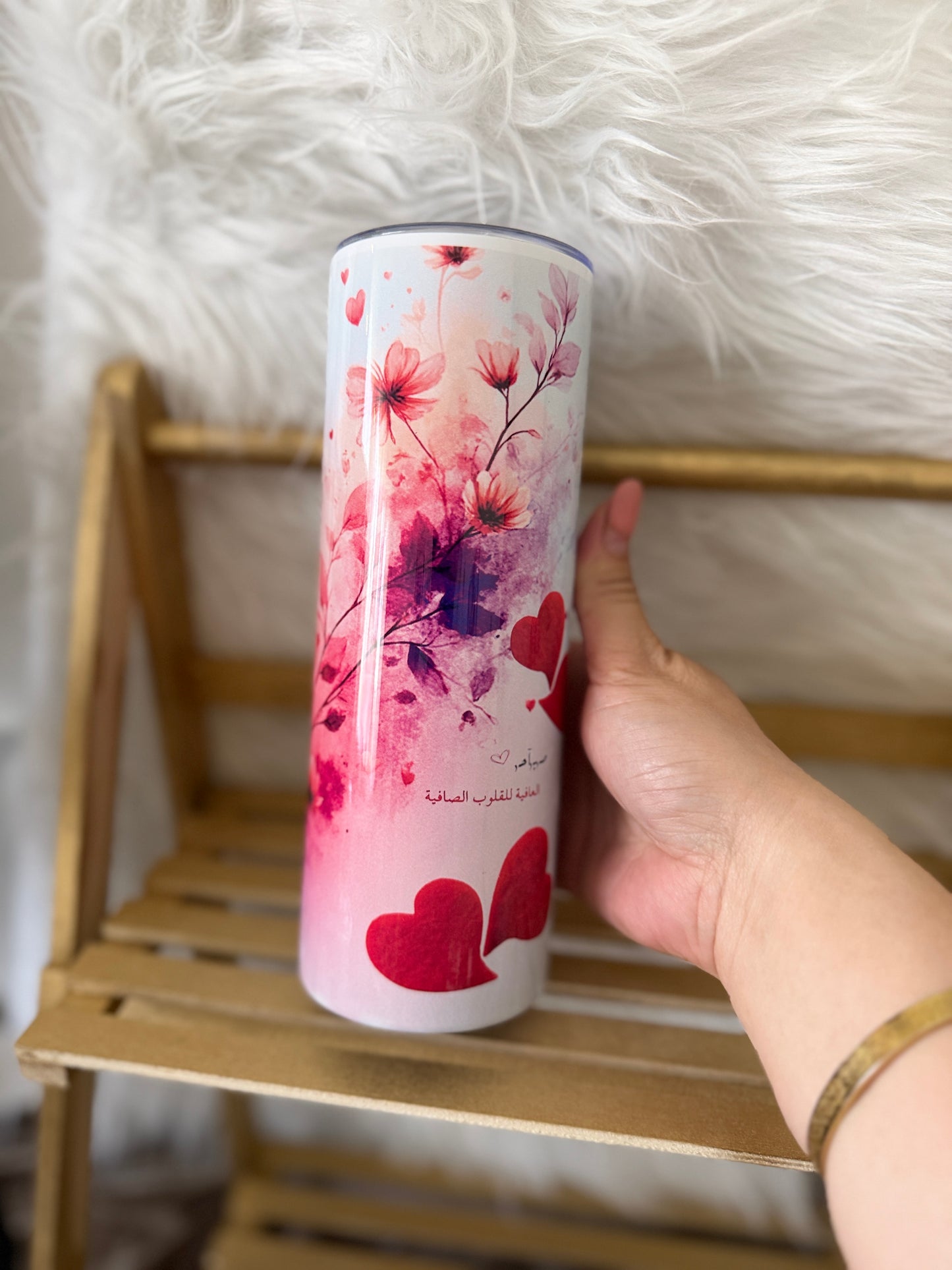 Tumbler « Cœurs d’Amour »