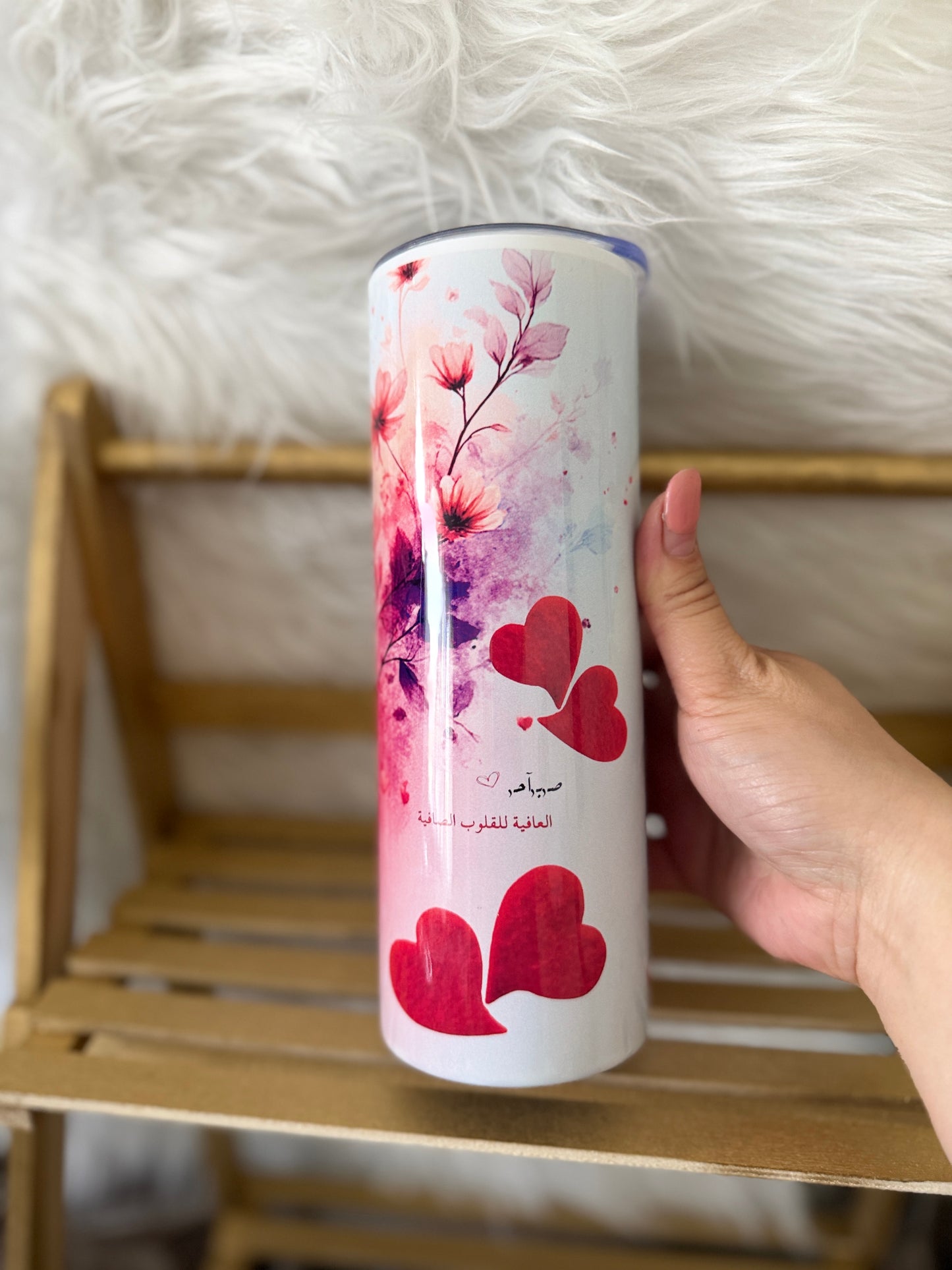 Tumbler « Cœurs d’Amour »