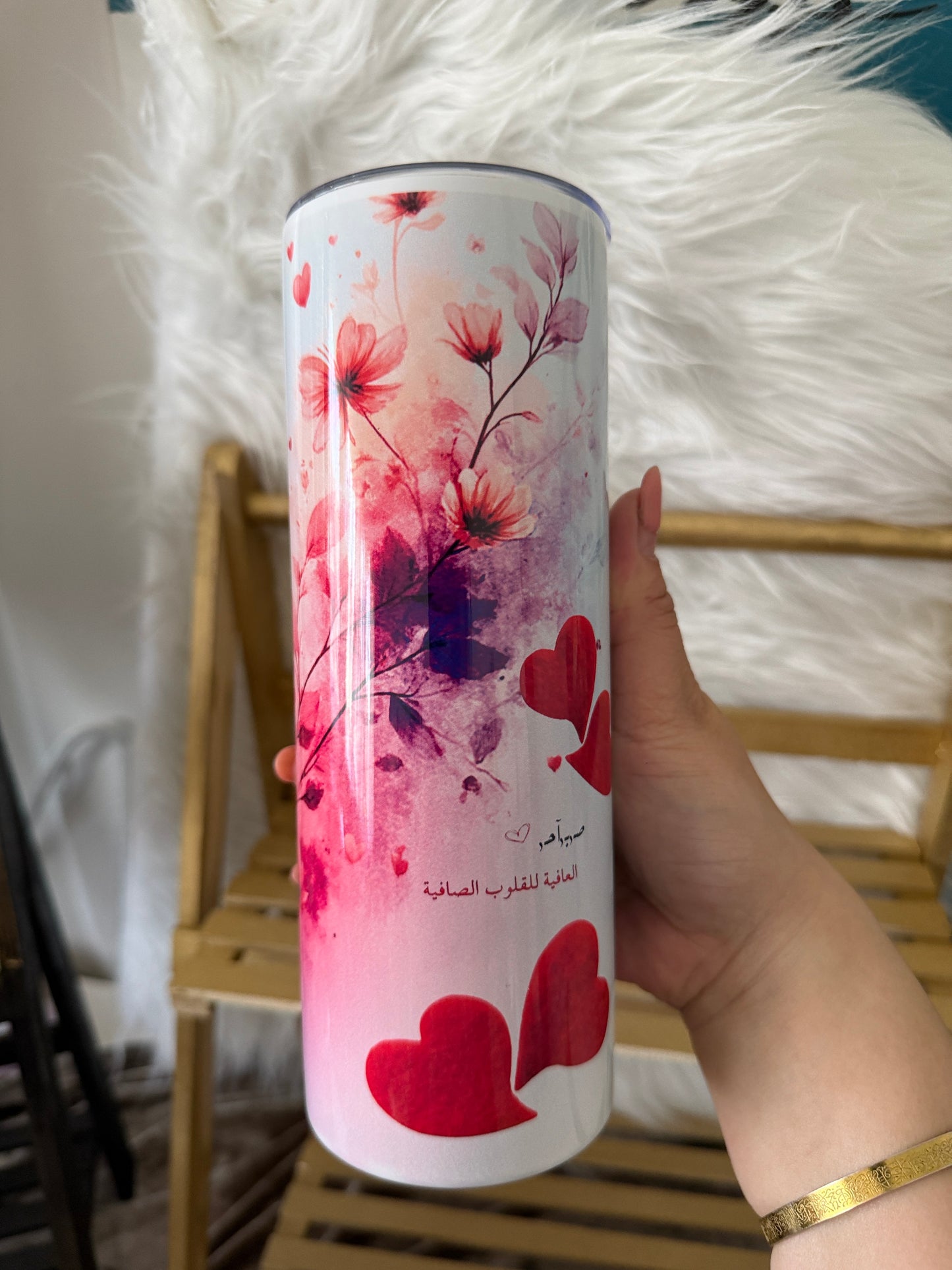 Tumbler « Cœurs d’Amour »