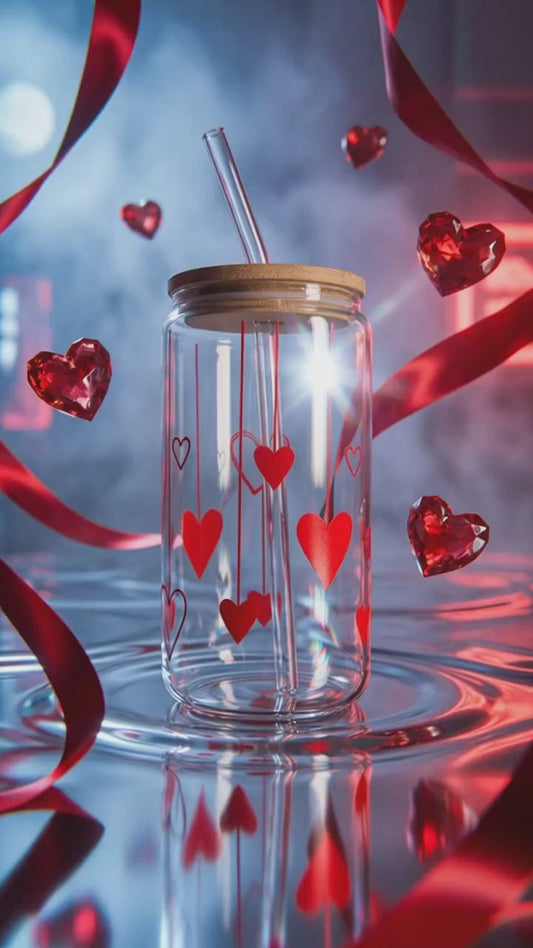 Verre Coeur personnalisé RaySo